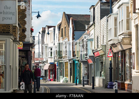 Harbour Street, Whitstable, Kent, Angleterre, Royaume-Uni Banque D'Images