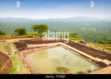 Sri Lanka - Sigiriya, ancienne forteresse, Site du patrimoine mondial de l'UNESCO Banque D'Images