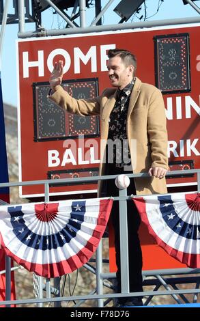 Andy Grammer présents pour Macy's Thanksgiving Day Parade 2015, Manhattan, New York, NY Le 26 novembre, 2015. Photo par : Kristin Callahan/Everett Collection Banque D'Images