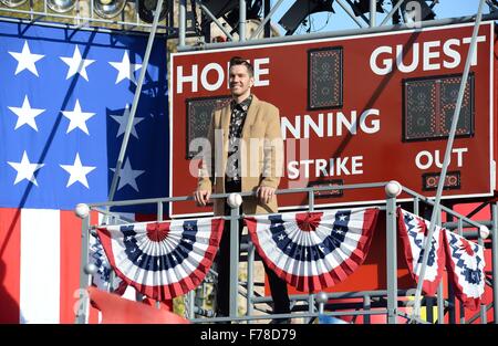 Andy Grammer présents pour Macy's Thanksgiving Day Parade 2015, Manhattan, New York, NY Le 26 novembre, 2015. Photo par : Kristin Callahan/Everett Collection Banque D'Images