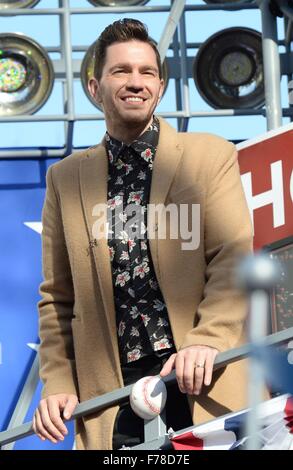 Andy Grammer présents pour Macy's Thanksgiving Day Parade 2015, Manhattan, New York, NY Le 26 novembre, 2015. Photo par : Kristin Callahan/Everett Collection Banque D'Images