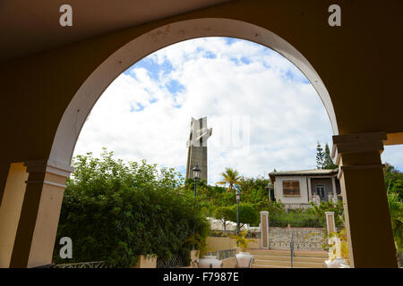 Cruceta del Vigía (le veilleur) vue de la Croix Château Serralles. Ponce, Porto Rico. USA territoire. L'île des Caraïbes. Banque D'Images