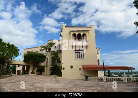 Vue arrière de l'édifice du Château Serralles. Ponce, Porto Rico. USA territoire. L'île des Caraïbes. Banque D'Images