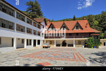 Monastère de Sainte Vierge Marie d'Troodosskaya dans les montagnes Troodos Banque D'Images