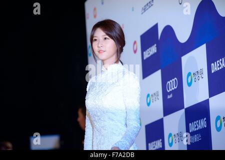 Séoul, Corée du Sud. 26 novembre, 2015. La 36e Blue Dragon Awards à Séoul, Corée du Sud, le 26 novembre, 2015.(La Chine et la Corée du Sud) © Top Photo Corporation/Alamy Live News Banque D'Images