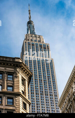 L'Empire State Building, Manhattan, New York, USA Banque D'Images