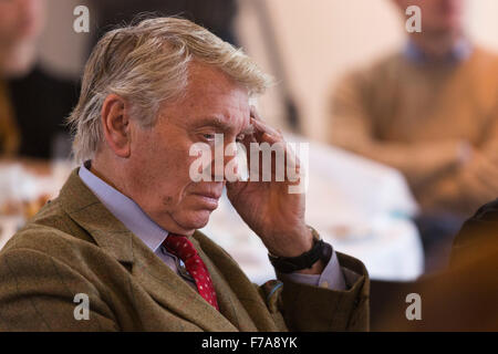 Londres, Royaume-Uni. 27 novembre 2015. Sur la photo : Don McCullin. Lancement presse de Londres 2016 Photo, l'événement international de photographie qui se déroule à nouveau à Somerset House après qu'il a été fondé en 2015 par Fariba Farshad et Michael Benson. 80 des plus importantes galeries d'art participeront à cet événement et le photographe de guerre légendaire a été annoncé que Photo Londres maître de la photographie. Il fera l'objet d'une exposition spéciale en association avec Hamiltons Gallery. La Photo Londres 2016 se déroulera du 19 au 22 mai 2016. Banque D'Images