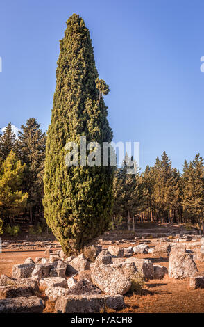 Site antique de Asclépiéion grec à Thessalonique Banque D'Images