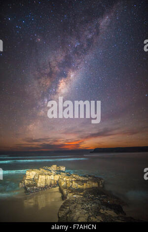 Les phases sous la voie lactée Banque D'Images