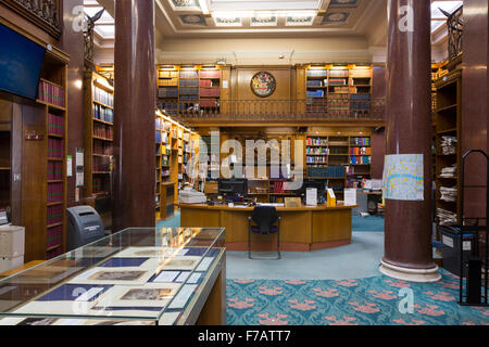 Bibliothèque à la Law Society, Chancery Lane, London Banque D'Images