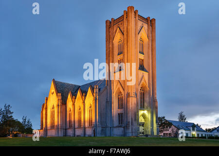 Cathédrale catholique du Christ Roi, Reykjavik, Islande Banque D'Images