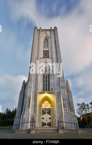 Cathédrale catholique du Christ Roi, Reykjavik, Islande Banque D'Images