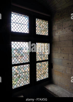 Une vue sur l'intérieur du Palais des Papes à Avignon dans le sud de la France Banque D'Images