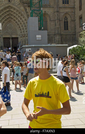 Guide touristique de Barcelone Banque D'Images