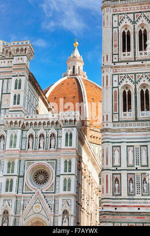 Cathédrale de Santa Maria del Fiore, la vieille ville de Florence, Toscane, Italie Banque D'Images