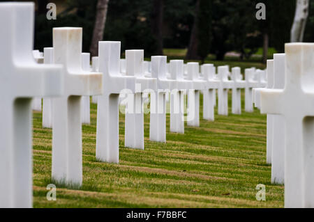 Florence, Italie - Novembre 2015 - Seconde Guerre mondiale cimetière à Florence, Italie. 2015 Banque D'Images