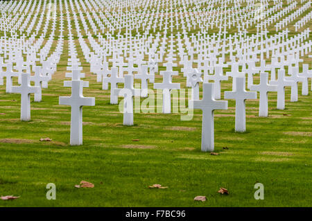 Florence, Italie - Novembre 2015 - Seconde Guerre mondiale cimetière à Florence, Italie. 2015 Banque D'Images