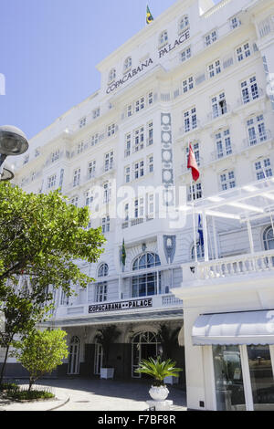 Rio de Janeiro, Copacabana, Copacapana Palace Hotel, Brésil Banque D'Images