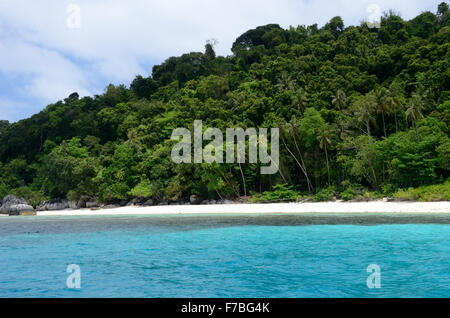 L'île de corail dans un merveilleux archipel Tioman île malaisienne Banque D'Images