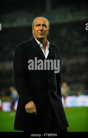 Stade olympique de Turin (Italie). 28 Nov, 2015. Serie A. Torino et Bologne. Gianpiero Ventura, l'entraîneur de Torino. A Turin 2-0 gagnants. © Plus Sport Action/Alamy Live News Banque D'Images