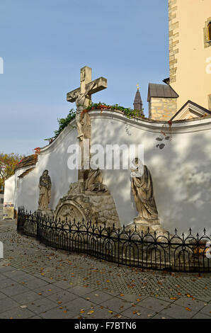 La ville de Kecskemet Hongrie Europe, l'église franciscaine de Saint Nicolas Banque D'Images