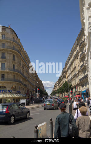 Rue de Marseille, France Banque D'Images