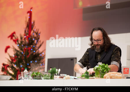 Birmingham, UK. 29 Nov, 2015. Hairy Bikers sur la scène Supertheater la cuisson d'une tempête à la bonne nourriture montrent l'hiver à la NEC de Birmingham. Crédit : Steven re/Alamy Live News Banque D'Images