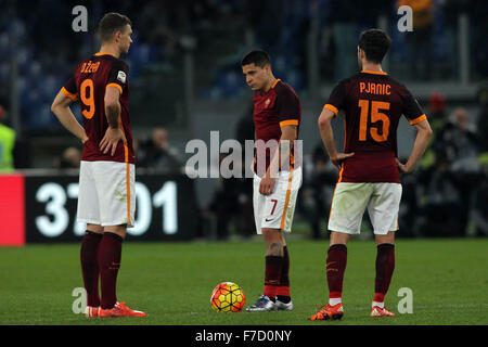 Rome, Italie. 29 novembre, 2015. Football / Soccer : Ligue Italienne SERIE A. 14° MATCH ROMA VS ATALANTA au stade olympique de la ville de Rome, Italie. Crédit : marco iacobucci/Alamy Live News Banque D'Images