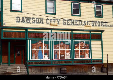 Dawson City General Store Banque D'Images