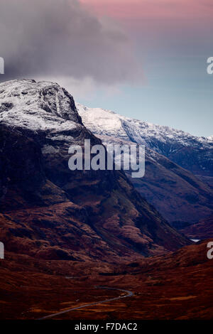 Les trois Sœurs de Glen Coe de Beinn a' Chrulaiste, Glen Coe, Ecosse Banque D'Images