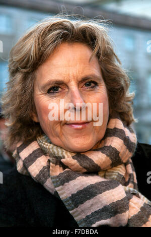 Copenhague, Danemark, le 29 novembre 2915. Ancien Commissaire Européen pour l'action climatique, Connie Hedegaard, photographié à la COP21 à Copenhague. rassemblement de soutien Credit : OJPHOTOS/Alamy Live News Banque D'Images