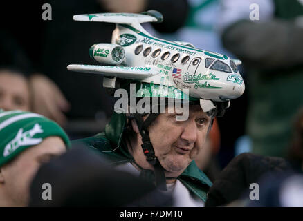 East Rutherford, New Jersey, USA. 29 Nov, 2015. Jets d'un ventilateur à MetLife Stadium à East Rutherford, New Jersey le 29 novembre 2015. Credit : Allen Eyestone/Le Palm Beach Post/ZUMA/Alamy Fil Live News Banque D'Images