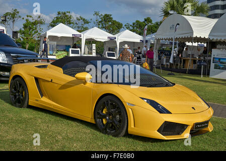 Lamborghini Gallardo LP560 jaune voiture italienne Banque D'Images