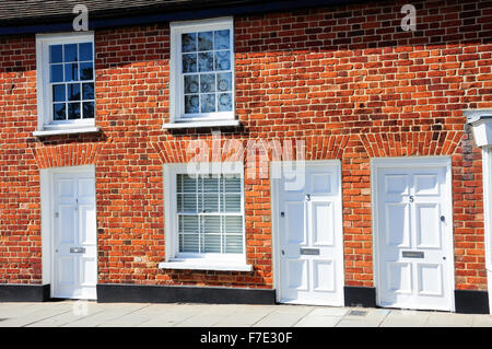 Maisons géorgiennes, Church Street, Rayleigh, Essex, Angleterre, Royaume-Uni Banque D'Images