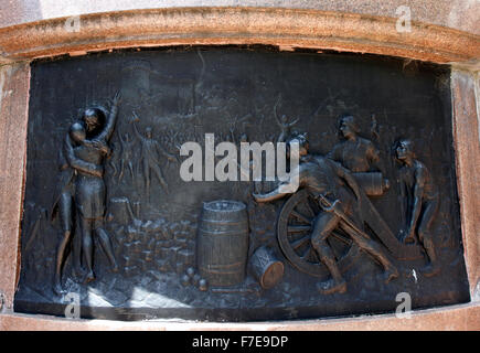 Hommage de la Communauté française de la Nation argentine" Homenaje de la Colonia Francesa de la Nación Argentina Banque D'Images