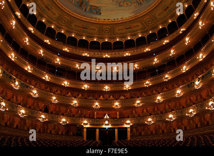 Le Teatro Colón, Columbus, le théâtre est le principal opéra de Buenos Aires, Argentine. Dans l'acoustique top 5 dans le monde. Banque D'Images