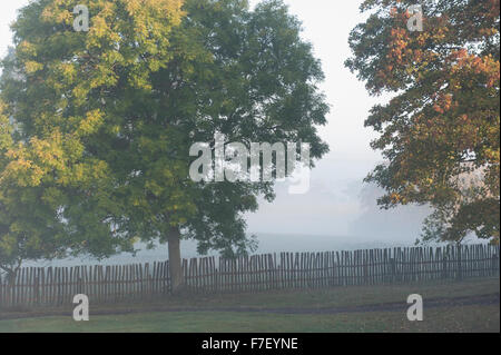 Dans un parc près de Droitwich Spa Hanbury Hall West Midlands UK Europe Angleterre Worcestershire Banque D'Images