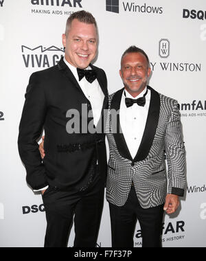 Assister à des célébrités 2015 amfAR Gala l'inspiration à Los Angeles Studios de lait. Avec : où : Los Angeles, California, United States Quand : 29 Oct 2015 Banque D'Images