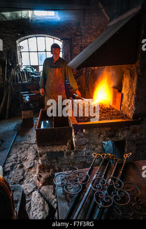 La fonderie Forge Banque D'Images