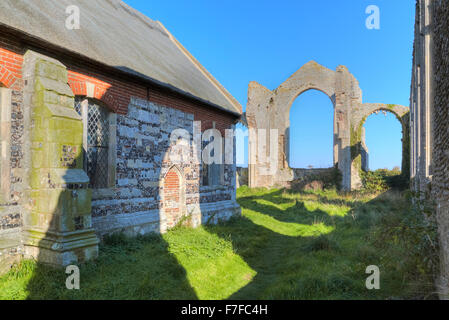 St Andrew's Church, Covehithe, Suffolk, Angleterre, RU Banque D'Images