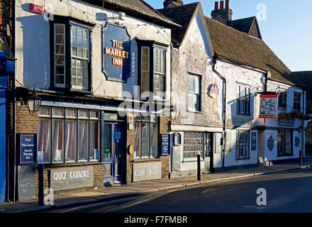 Dans la rue Sandwich, Kent, Angleterre, Royaume-Uni Banque D'Images