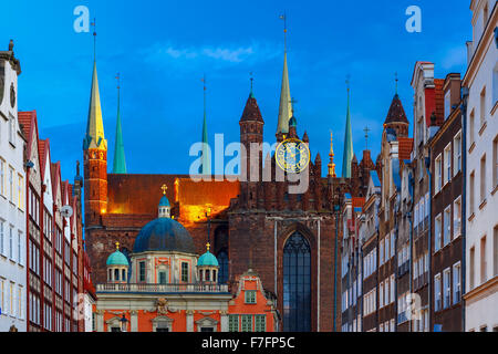 Eglise St Mary et de la chapelle royale, Gdansk, Pologne Banque D'Images