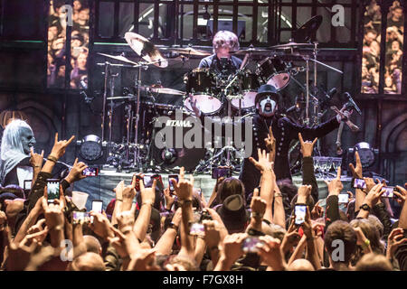 Detroit, Michigan, USA. 28 Nov, 2015. KING DIAMOND performing Abigail en concert 2015 pour le tournage de la bande son tout premier DVD live au Fillmore à Detroit, MI 28 Novembre 2015 © Marc Nader/ZUMA/Alamy Fil Live News Banque D'Images