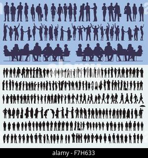 Les gens d'affaires vecteur Entreprise Concept d'entreprise Illustration de Vecteur