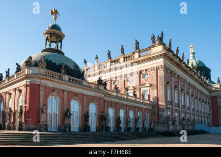 Neues Palais de Sanssouci Park, Potsdam, Allemagne Banque D'Images