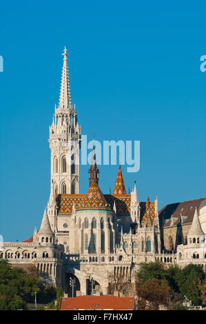 L'église Matthias catholique romaine à Budapest Banque D'Images