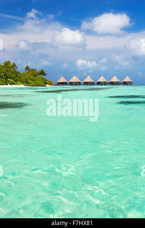 L'île des Maldives, Ari Atoll Banque D'Images