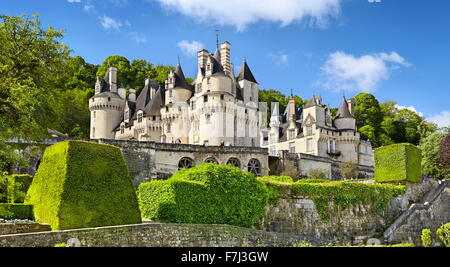 Château d'USSE, Usse, vallée de la Loire, France Banque D'Images