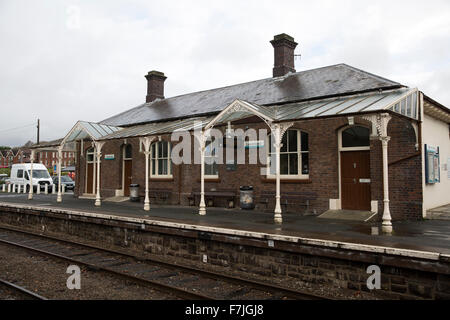 La gare de Llandrindod Wells au Pays de Galles Banque D'Images