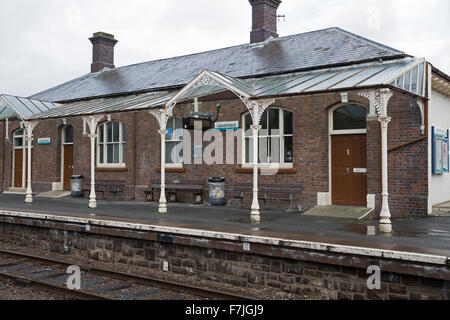 La gare de Llandrindod Wells au Pays de Galles Banque D'Images